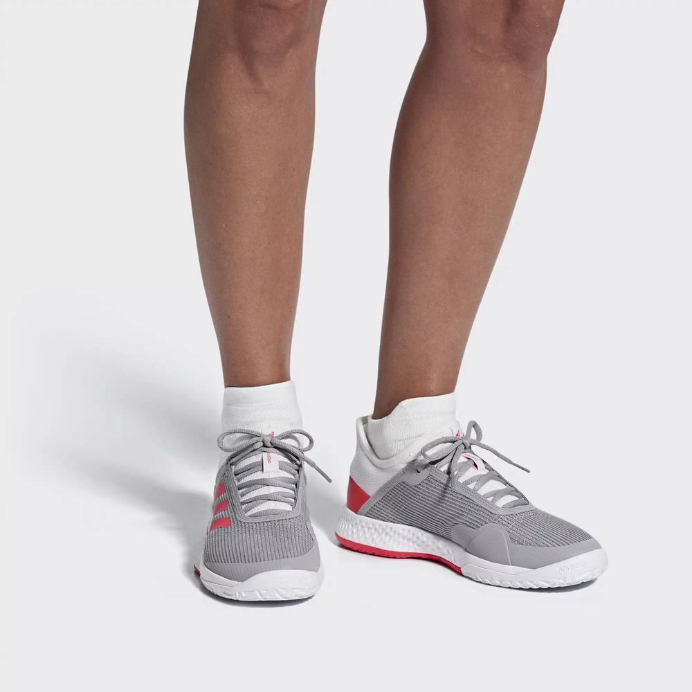 Adidas Adizero Club Zapatillas De Tenis Blancos Para Mujer (MX-25287)